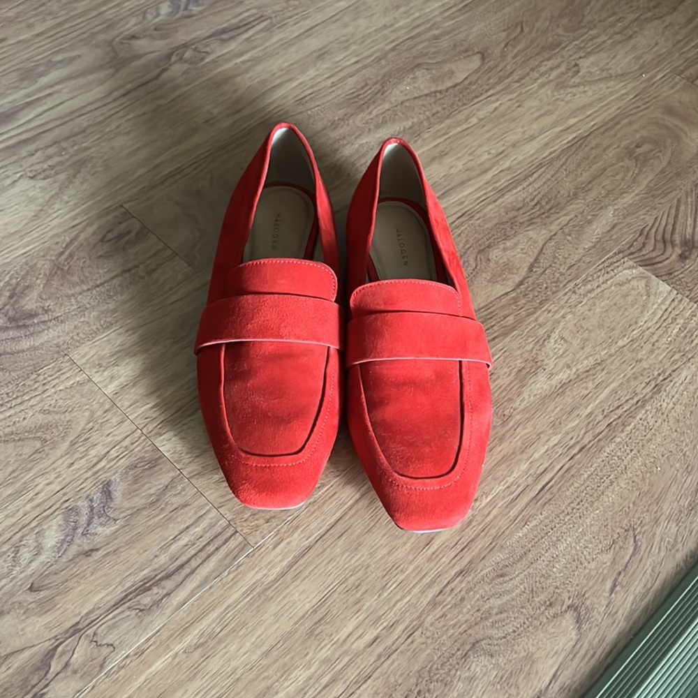 Halogen Red Suede Loafers - Picture 3 of 13